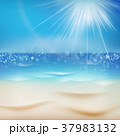 Sunny day with sand. EPS 10 37983132