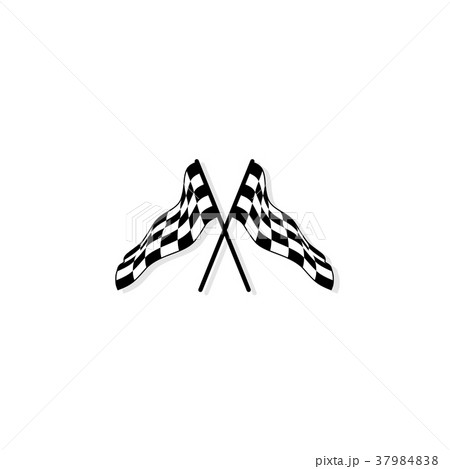 Crossed checkered flags 37984838