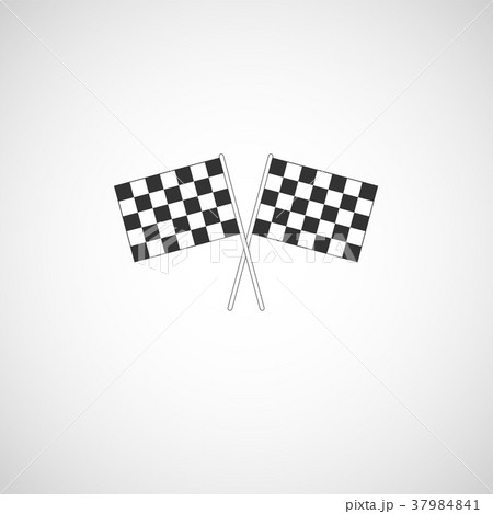 Crossed checkered flags Crossed checkered flags 37984841