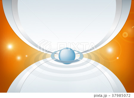 背景・バックグラウンド　オレンジ 37985072