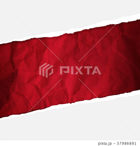 Crumpled Red Paper 37986891