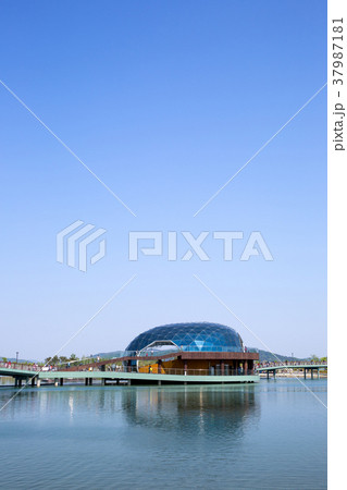 風景 公園 湖 37987181