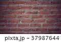 Red brick wall texture in vintage style 37987644