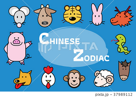 Chinese Zodiac Icons Chinese Zodiac Icons 37989112