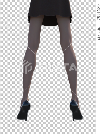 放養圖片女性的腿perming3DCG插圖素材 37991589