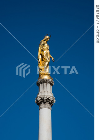 Zagreb Croatia , Mary column in front of Cathedral Zagreb Croatia , Mary column in front of Cathedral 37992880