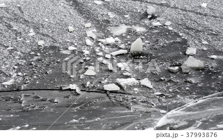 Ice winter background. 37993876