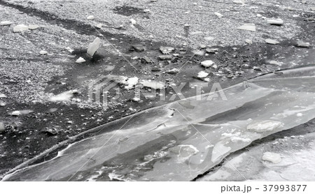 Ice winter background. 37993877