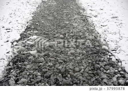 Ice winter background. 37993878
