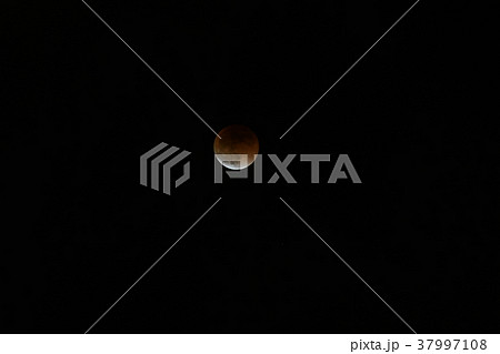 皆既月食（スーパーブルーブラッドムーン）＝2018年1月31日、関連検索キーワード　皆既月食連続写真 37997108