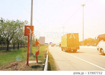 SOS on the Road  ,Emergency call on the high way , 37997732