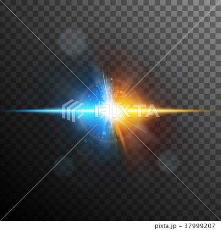 Abstract concept - color forces burst. EPS 10 37999207