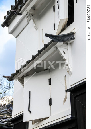 清凉寺門前通り、白壁の蔵 清凉寺門前通り、白壁の蔵 38000781