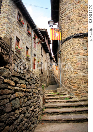 Street in Rupit, Spain Street in Rupit, Spain 38001570
