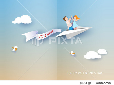 Abstract background with couple in love 38002290