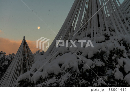 兼六園の雪景色 38004412