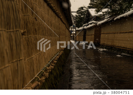 長町武家屋敷跡の雪景色 38004751