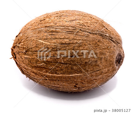 Fresh coconut isolated on white Fresh coconut isolated on white 38005127