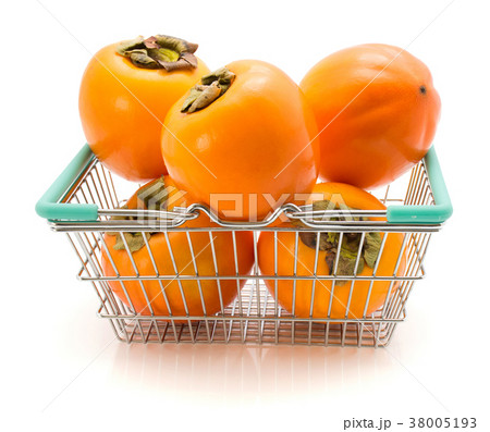 Persimmon sharon isolated on white Persimmon sharon isolated on white 38005193