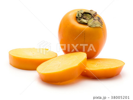 Persimmon sharon isolated on white Persimmon sharon isolated on white 38005201