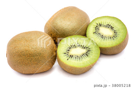 Fresh kiwi isolated on white Fresh kiwi isolated on white 38005218