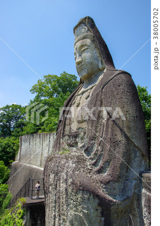 晴天の宇都宮平和観音(大谷観音) 晴天の宇都宮平和観音(大谷観音) 38005702