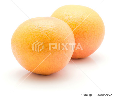 Red grapefruit isolated on white Red grapefruit isolated on white 38005952
