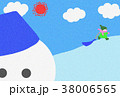 雪遊びする子供 38006565