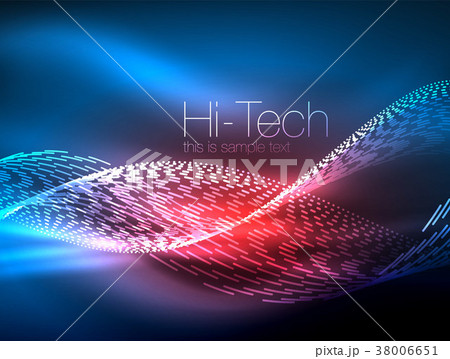 Neon smoke waves 38006651