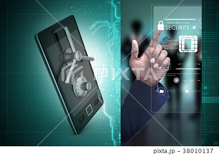 Data security concept 38010137