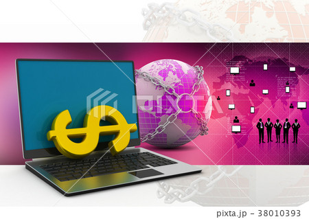 Online money making concept 38010393
