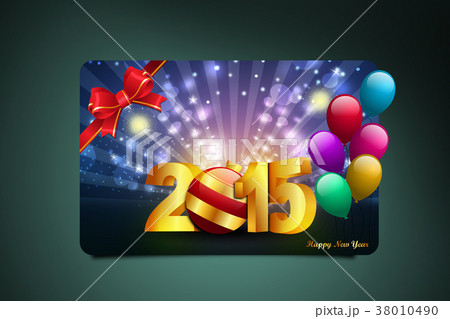 Happy New Year 2015 celebration concept Happy New Year 2015 celebration concept 38010490