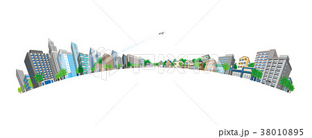 都市の景観 / ベクターイラスト 都市の景観 / ベクターイラスト 38010895