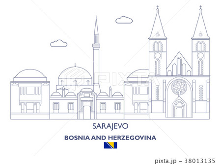 Sarajevo City Skyline, Bosnia and Herzegovina 38013135