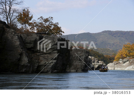 紅葉の長瀞ラインくだり(乗船) 紅葉の長瀞ラインくだり(乗船) 38016353