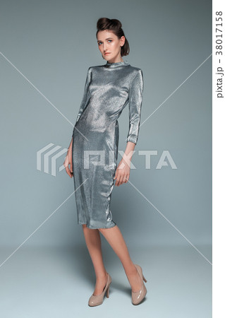 Fashion woman portrait. Beautiful model. 38017158