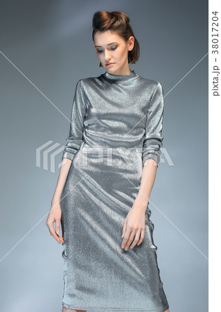 Fashion woman portrait. Beautiful model. 38017204