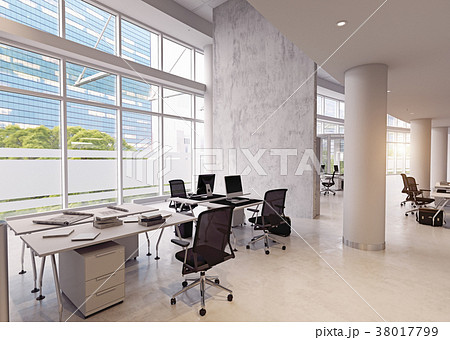 modern office building interior. 38017799