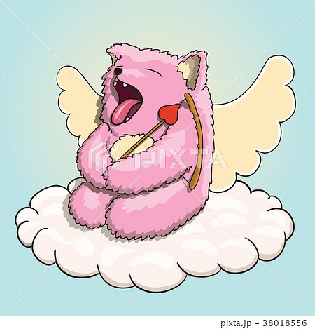 Valentines Day, Mythical Yawning Cat Tired 38018556
