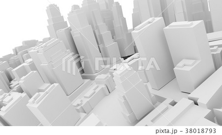 Aerial view of cityscape background 38018793