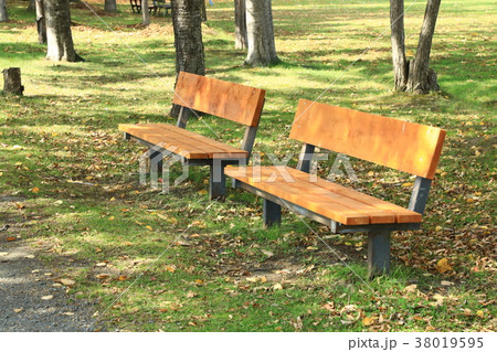 公園のベンチ 公園のベンチ 38019595