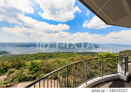 湯之平展望所 -桜島 鹿児島市街や霧島連山、開聞岳をも望む眺望- 湯之平展望所 -桜島 鹿児島市街や霧島連山、開聞岳をも望む眺望- 38020207