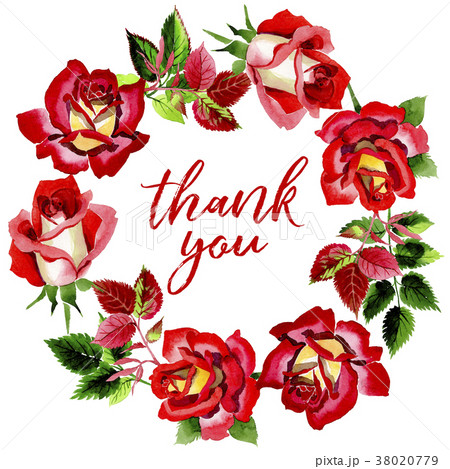 Wildflower two-color dark red rose flower wreath 38020779