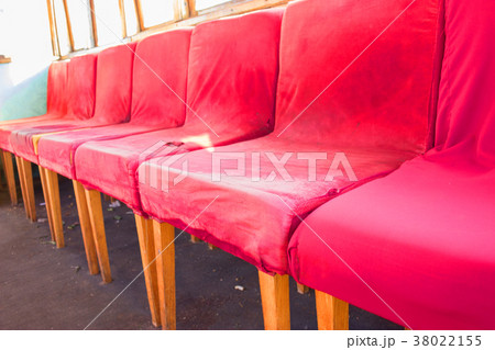 Inside of an old Train 38022155