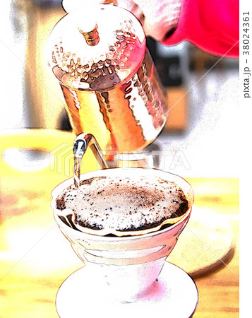 ドリップコーヒー ドリップコーヒ 図解 38024361