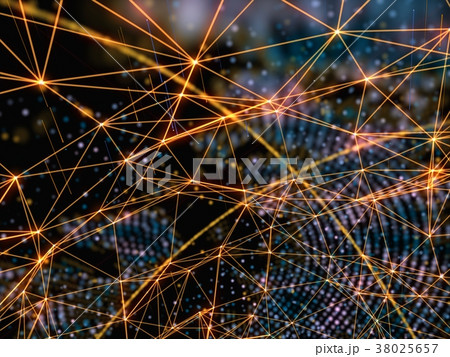 Abstract Background With Connecting Dots And Lines Abstract Background With Connecting Dots And Lines 38025657