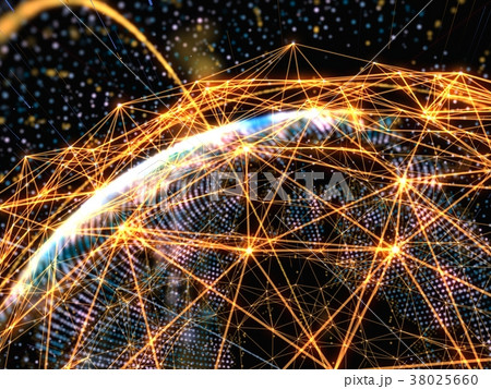 Abstract Background With Connecting Dots And Lines Abstract Background With Connecting Dots And Lines 38025660
