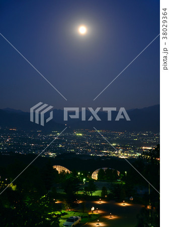 笛吹川フルーツ公園からの夜景-27244 38029364