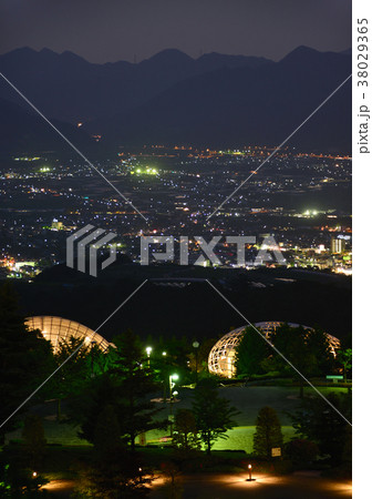 笛吹川フルーツ公園からの夜景-27245 38029365