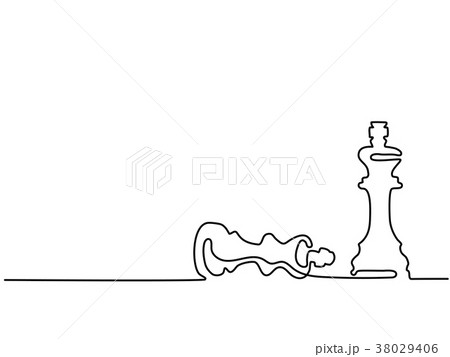 Chess pieces queen and king 38029406